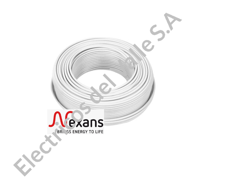 ALAMBRE CU 10 BLANCO THHN/THWN AISLADO NYLON