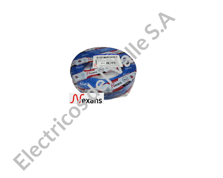ALAMBRE CU 12 AZUL THHN/THWN AISLADO NYLON