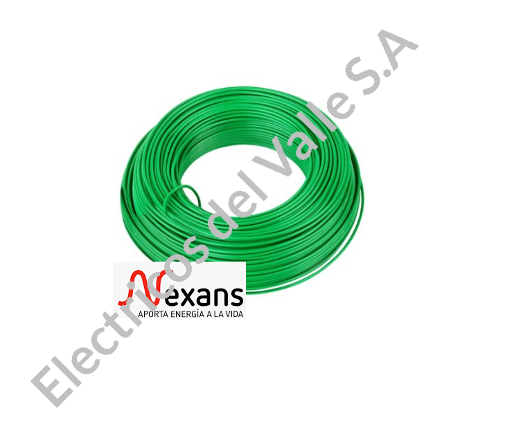 CABLE CU 14 VERDE THHN/THWN AISLA NYLON
