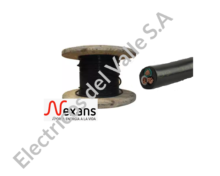 CABLE CU ENCAUCHETADO 3X14 AWG 600V