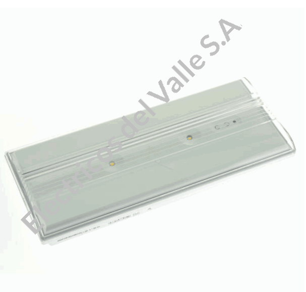 LAMPARA DE EMERGENCIA RECTANGULAR 4000K 120V 100LM IP42 DIANA FLAT ZEMPER