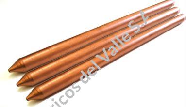 VARILLA SOLIDA DE COBRE 9/16 X 1.20MTS 14MM***
