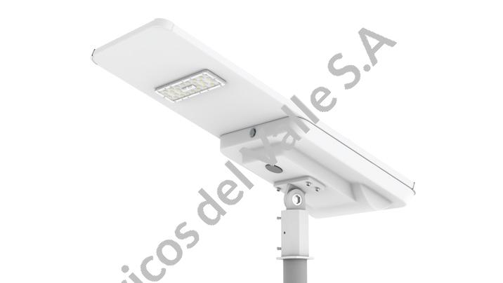 LUMINARIA SOLAR 30W LED A/P AIO 5100lm 5000K IP66 IK08 OPTICA IIIM C/SENSOR DE MOVIMIENTO NEXTCITY