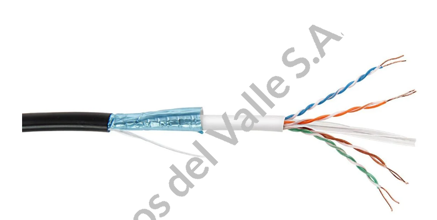 CABLE UTP CAT 6 USO EXTERIOR DOBLE CHAQUETA LSZH X 1000 MTS EVSOLUTIONS