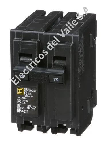 BREAKER 2X70 AMP INCRUSTAR HOM270  SCHNEIDER RETAIL