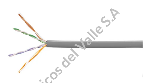 CABLE UTP CAT 5E CM  SOLD 4PAR GRIS  COMMSCOPE NETCONNECT