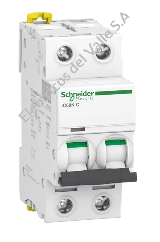 BREAKER 2X32 AMP P/RIEL 20KA C60N 24340 SCHNEIDER RETAIL