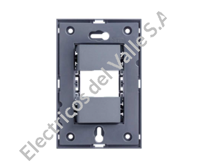 S25 INTERRUPTOR CONMUTABLE DOBLE GRAFITO S/TAPA SIMON