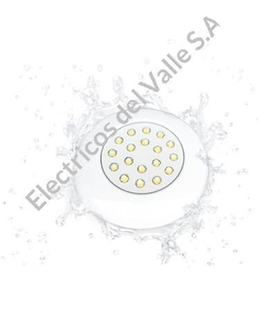 BALA LED SUMERGIBLE 6W 270LM 6500K 12V S/TRANSF IP68 100X73mm BLANCA ECOLITE