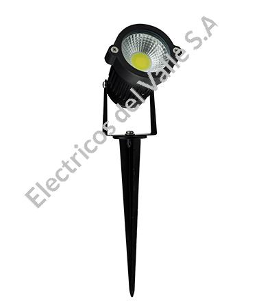 ESTACA LED 5W 450LM 3000K 23CM NEGRA ECOLITE