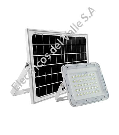 REFLECTOR SOLAR LED 60W C/PANEL IND 4800LM 6500K USO RESIDENCIAL ECOLITE
