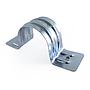 GRAPA 1 1/4" DOBLE ALA CONDUIT GALVANIZADA